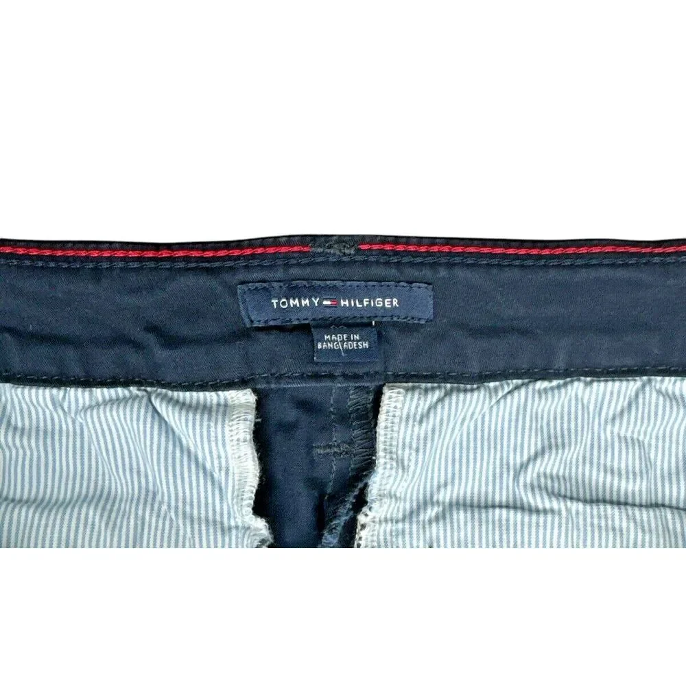 Tommy‎ Hilfiger Boys' Classic Stretch Chino Shorts, 5-Inch, Blue, Size 00
